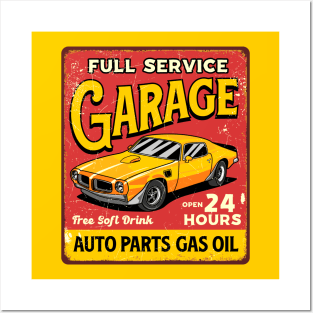 Full Service Garage Posters and Art